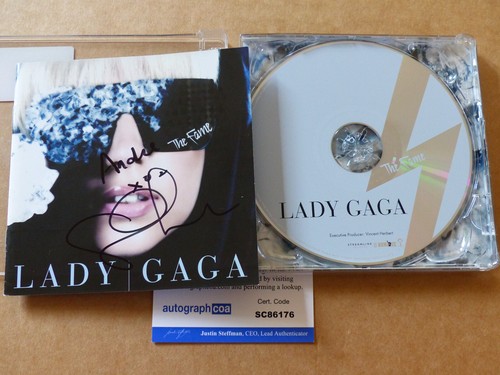 Lady gaga autografo firmato - gaga,